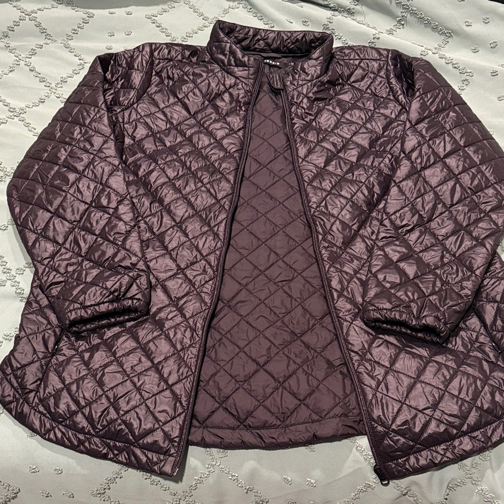Torrid Women's Quilted Puffer Jacket - black